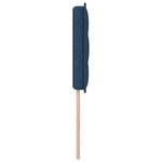 Cabeça de cama vidaXL Design Lignes Bleu 80 cm Tissu