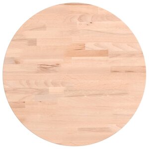vidaXL Dessus de table Ø40x2 5 cm rond bois massif de hêtre