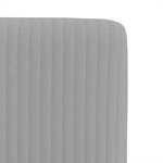 vidaXL Chaises à manger lot de 6 gris nuage tissu