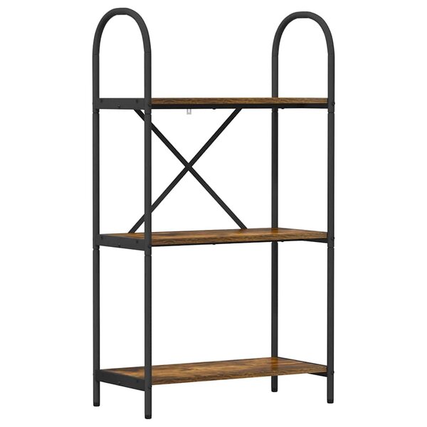 vidaXL Étagère Chêne fumé 60 x 30 x 109 cm Bois d'ingénierie