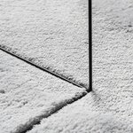 vidaXL Tapis HUARTE à poils courts doux et lavable gris Ø 200 cm