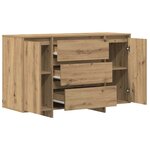 vidaXL Meuble d'appoint Artisan Chêne 120x41x75 cm Bois d'ingénierie