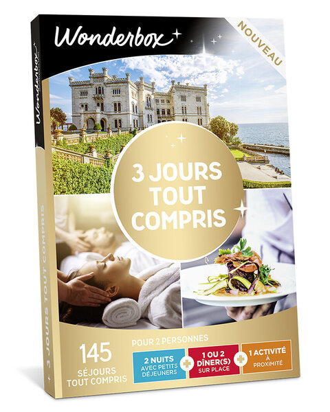 Coffret cadeau - WONDERBOX - 3 jours tout compris