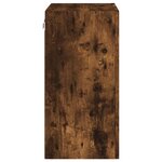 vidaXL Meubles TV muraux 2 Pièces chêne fumé 40 5x30x60cm bois ingénierie