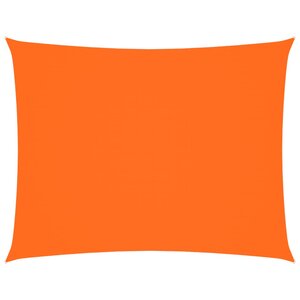 vidaXL Voile de parasol tissu oxford rectangulaire 2 5x3 5 m orange