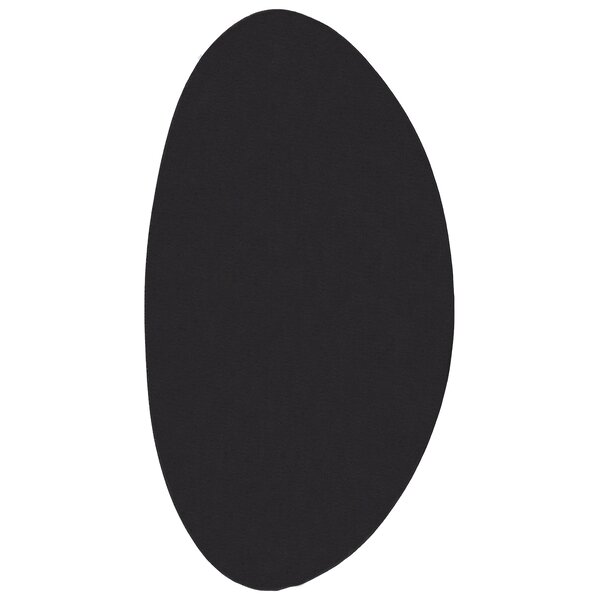 vidaXL Tapis Noir 100 x 200 cm Polyester