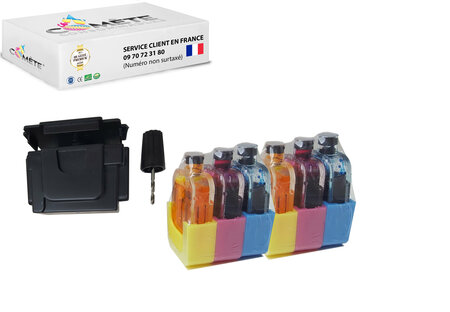 2 recharges compatible avec canon 546xl couleurs