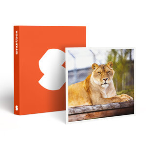 SMARTBOX - Coffret Cadeau 2 entrées adultes et 2 entrées enfants gratuites pour la Tanière Zoo Refuge près de Chartres - Multi-thèmes