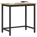 vidaXL table Chêne artisanal 100 x 50 x 76 5 cm