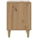 vidaXL Cabinet de chevet 2 pc Chêne artisanal 43 x 34 5 x 50 cm