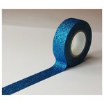 Masking tape - Bleu - Paillettes - Repositionnable - 15 mm x 10 m