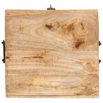vidaXL Boîte de Rangement 70 x 35 x 40 cm bois de manguier massif