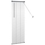 vidaXL Store de Fenêtre Gris foncé 80 x 130 cm Aluminium