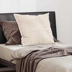 vidaXL Oreiller Blanc 130gsm 100  coton