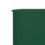 Vidaxl paravent 6 panneaux tissu 800 x 80 cm vert