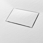 vidaXL Bac de douche SMC Blanc 120 x 70 cm