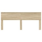 vidaXL Tête de lit Chêne Sonoma 200 cm Bois d'ingénierie
