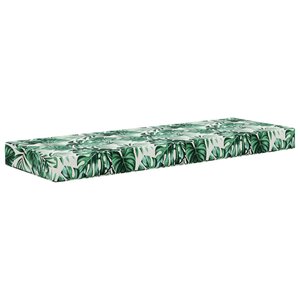 vidaXL Coussin de Siège d'Extérieur Feuilles Tropicales