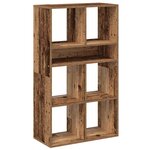 vidaXL Bibliothèque vieux bois 66x31x112 cm bois d'ingénierie