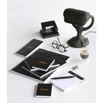 Bloc agrafé Rhodia N°19 21x31 8 cm 80 feuillets ligné avec marge 80g - Noir RHODIA