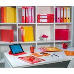Boite Transfert Dos 90mm Iderama - Jaune - X 5 - Exacompta