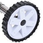 vidaXL Enrouleur de bâche de piscine avec base en acier inoxydable