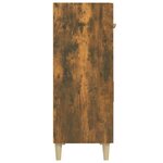 vidaXL Buffet Chêne fumé 69 5x34x89 cm Bois d'ingénierie