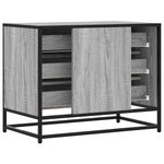 vidaXL Commode sonoma gris 70x41x56 cm bois d'ingénierie