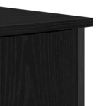 vidaXL Buffet Chêne noir 70 x 30 x 80 cm Bois d'ingénierie