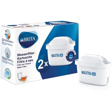 Brita pack de 2 cartouches maxtra+ pour carafes filtrantes