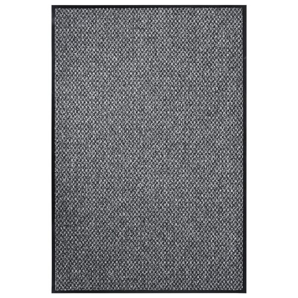 vidaXL Paillasson Gris 80x120 cm