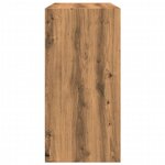 vidaXL Buffet chêne artisanal 102x37x75 5 cm bois d'ingénierie