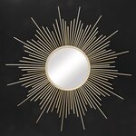 Miroir diy soleil vintage à fabriquer soi-même ø 63 cm