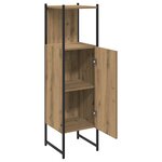 vidaXL Armoire de salle de bain chêne artisanal 33x33x120 5 cm
