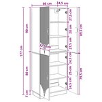 vidaXL Ensemble de Meubles 2 Pièces Noir Bois d'ingénierie