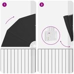 vidaXL Écran de confidentialité pour balcon 140 x 140 cm Polyester