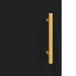 vidaXL Buffet noir 69 5x34x90 cm bois d'ingénierie