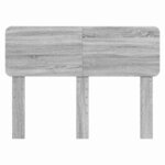 vidaXL Tête de lit Gris Sonoma 135 cm Bois d'ingénierie