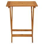 vidaXL Ensemble de bistro 3 Pièces taupe tissu et bois massif