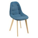 Lot de 2 chaises de salle à manger 86 x 53 x 47 cm bleu 03_0006734