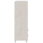 vidaXL Garde-robe HAMAR Blanc 99x45x137 cm Bois massif de pin