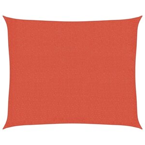 vidaXL Voile d'ombrage 160 g/m² Terre cuite 2 5x3 m PEHD