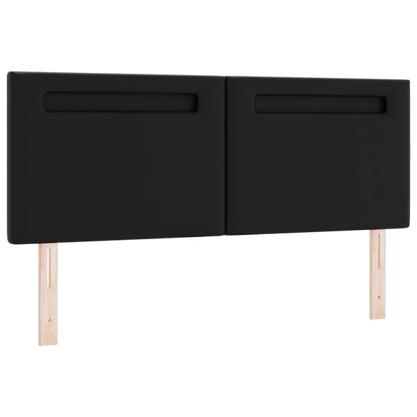 Tête de lit vidaXL Design Sobre Noir 160 cm Cuir Synthétique