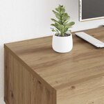 vidaXL Meuble TV chêne artisanal 150 x 36 x 30 cm Bois d'ingénierie