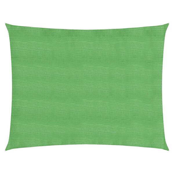 vidaXL Voile d'ombrage 160 g/m² Vert clair 6x7 m PEHD