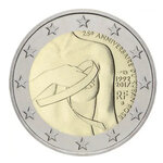 2 euros commémorative France 2017 - Ruban rose.