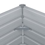 Vidaxl jardinière 160 x 80 x 45 cm acier galvanisé vert