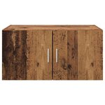 vidaXL Meuble mural Bois ancien 80 x 42.5 x 40 cm Bois d'ingénierie