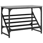 vidaXL Étagère à chaussures sonoma gris 60x30x45 cm bois d'ingénierie