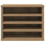 vidaXL Organisateur de bureau Chêne 36x26x29 5 cm Bois d'ingénierie
